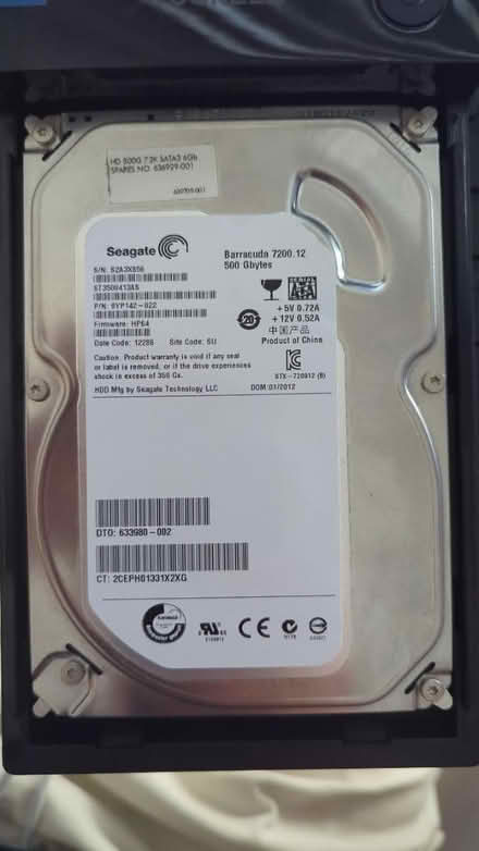 Photo of free 500 Gb Seagate Barracuda HDD (Humber Bay, Etobicoke) #1