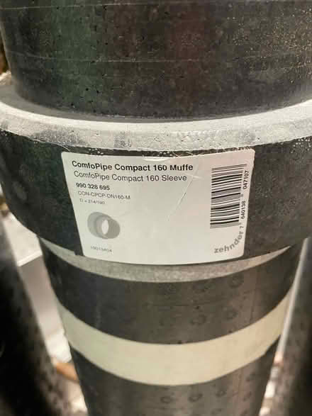 Photo of free 160mm insulated pipe offcuts (Greystones S11) #2