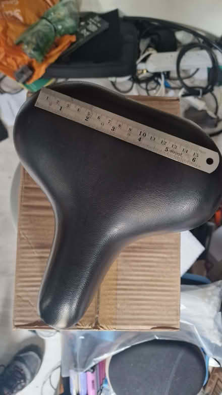 Photo of free Large bicycle seat with bracket (Loughton IG10) #1