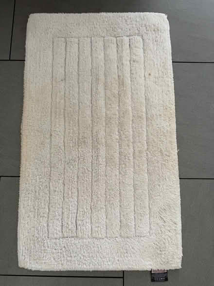 Photo of free Old white bath mat (Woodley RG6) #1