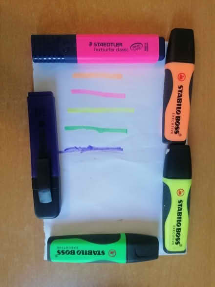 Photo of free Highlighters (Malvern Link WR14) #1