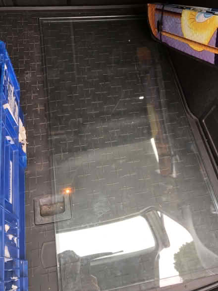 Photo of free 2 large glass shelves (Carlisle CA2) #1