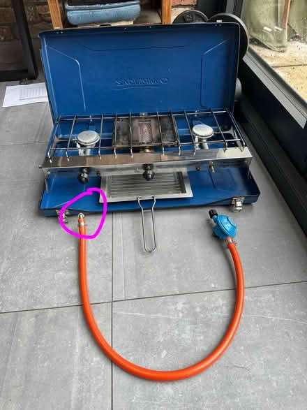 Photo of free Double gas camping stove (Brighton North Laine) #1