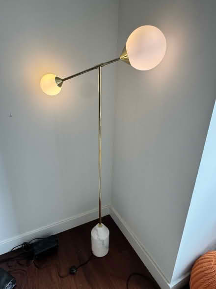 Photo of free Floor Lamp / Marble Base (Upper West Side) #1