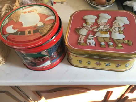 Photo of free 2 x empty biscuit tins (Uxbridge UB10) #1