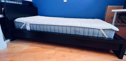 Photo of free Single IKEA Malm bed with mattress and matress protector (Clerkenwell WC1X) #1