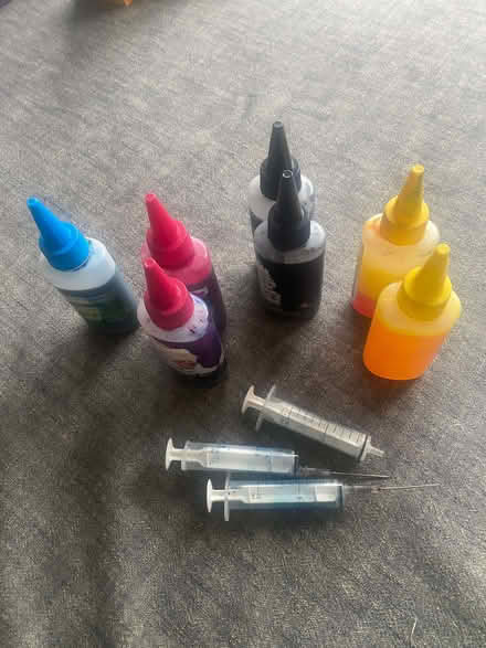 Photo of free Used Printer Inks for refillable Cartridges (Hixon ST18) #1