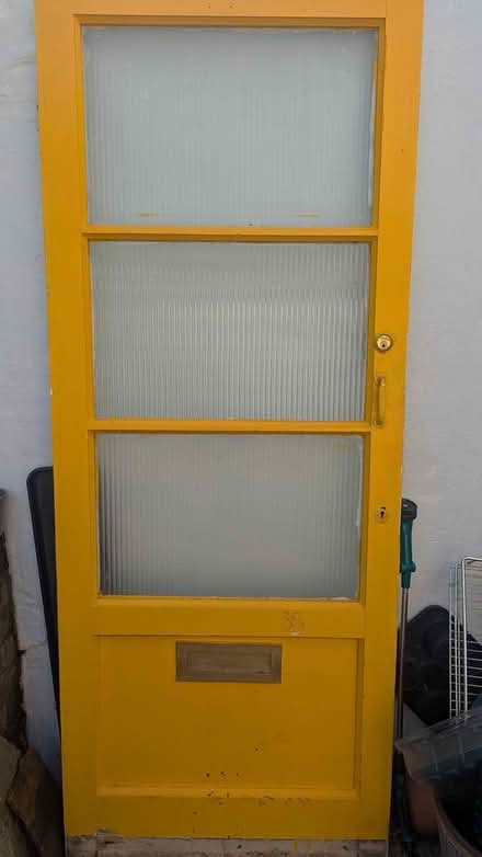 Photo of free Wooden front door with keys (Hollingdean, Brighton) #1