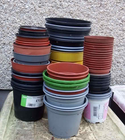 Photo of free Large Selection Of Plastic Plant Pots (Vale LA1) #1