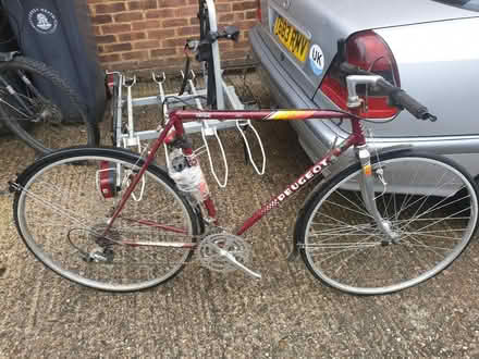 Photo of free 58cm Peugeout Bicycle - no seatpost (Frimley Green (GU16)) #1