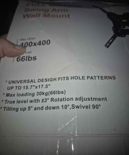 Photo of free Tv wall bracket (Hotwells) #2