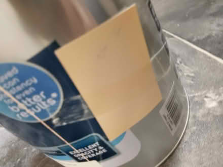 Photo of free Vinyl Matt Paint 'Sunset Sands' 5L (LE8 5AH) #3