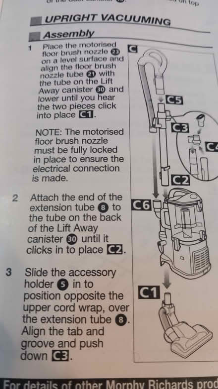 Photo of free Vacuum Cleaner (Heybridge CM9) #2