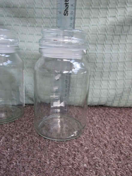 Photo of free Glass Coffee Jars - Craft / Storage Use (CO15) #3