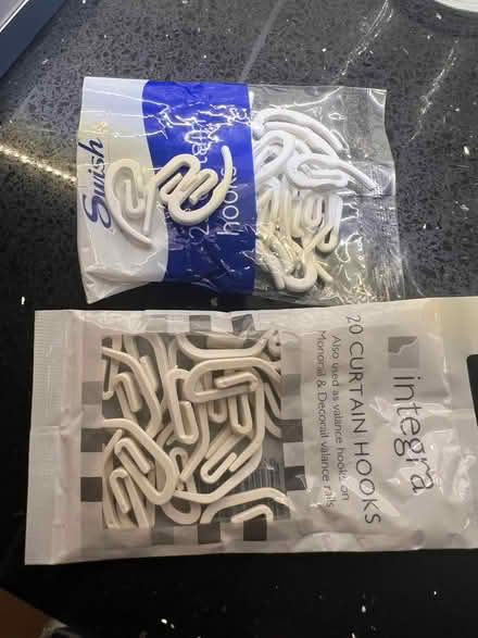 Photo of free curtain hooks (Clanfield PO8) #1