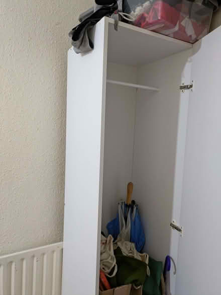 Photo of free White Narrow wardrobe (GU12) #2