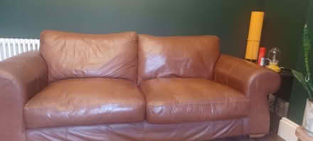 Photo of free leather sofa (Whitefield M45) #1