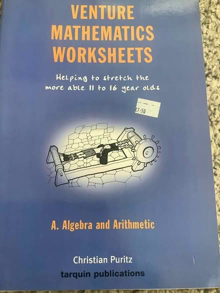 Photo of free Venture mathematics worksheets (Seaside BN23) #1