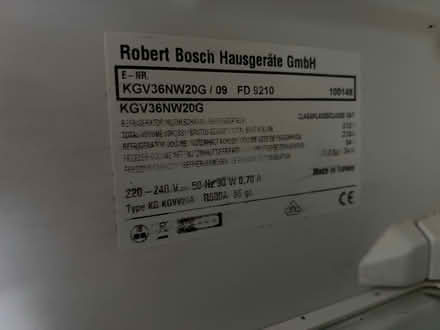 Photo of free Bosch fridge freezer (St Ann's Wells Gardens area BN3) #4