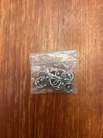Photo of free Hoop and ball piercing rings (east Petaluma) #1