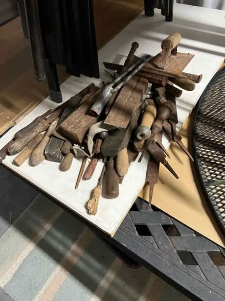 Photo of free Metal tool box and old tools (Clanfield PO8) #1