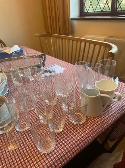 Photo of free Glasses mugs large sieve small jugs (Rishton BB1) #3