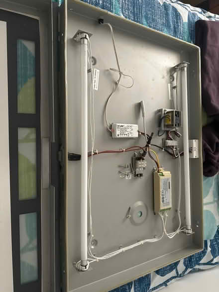 Photo of free Bathroom mirror with lights (Llandrindod LD1) #3