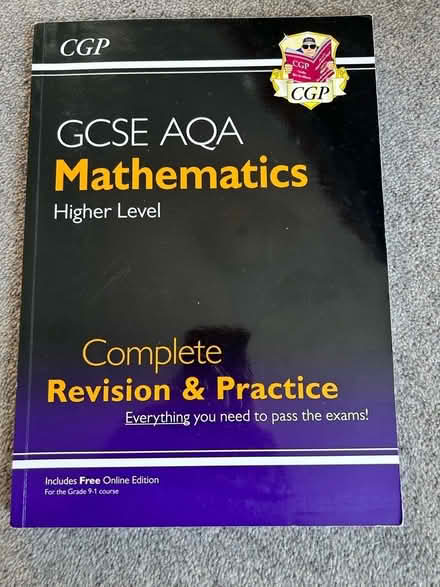 Photo of free GCSE maths revision book (New Malden KT3) #1