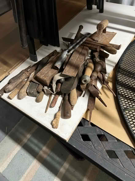 Photo of free Metal tool box and old tools (Clanfield PO8) #2