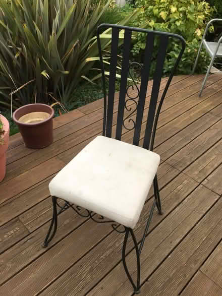 Photo of free Metal dining garden chairs (Brogborough MK43) #1