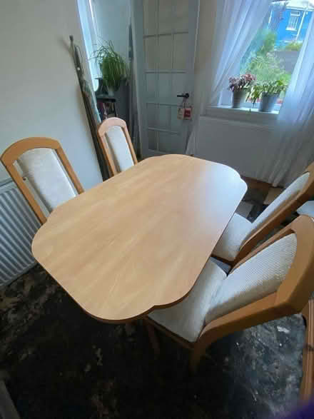 Photo of free Dining table and 4 chairs (Tredegar NP22) #2