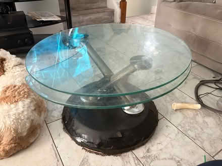 Photo of free Glass coffee table (Owings Mills) #1