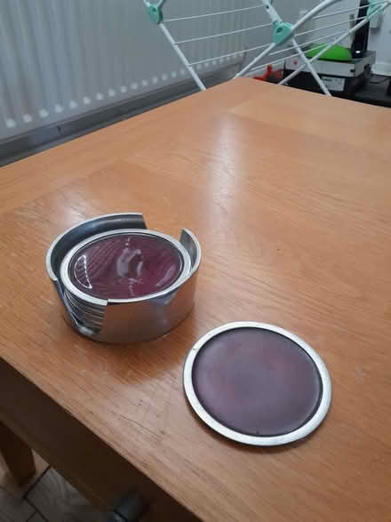 Photo of free Metal Purple Coasters (Little Amwell SG13) #1