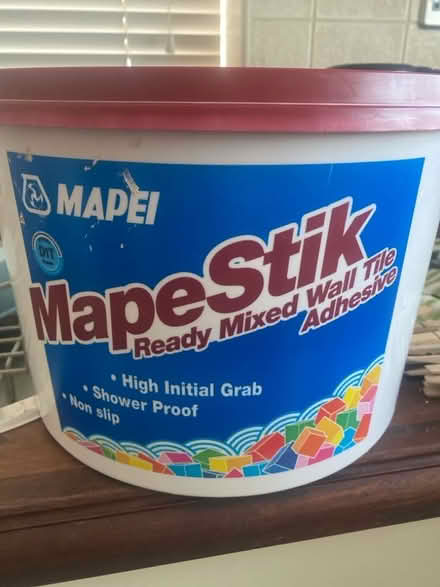 Photo of free 15kg tub of Ready mixed wall tile adhesive (St. Georges TF2) #1