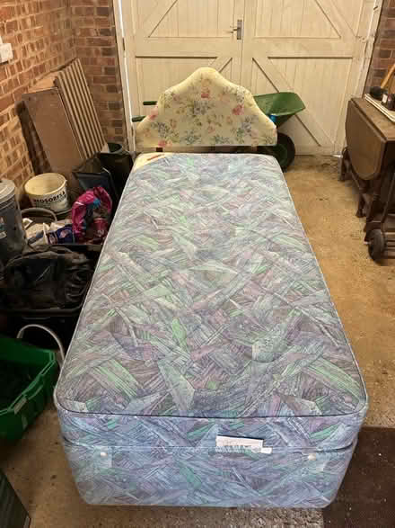 Photo of free Single bed, with headboard and storage (Rowlands Castle PO9) #1