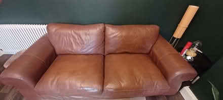 Photo of free leather sofa (Whitefield M45) #2