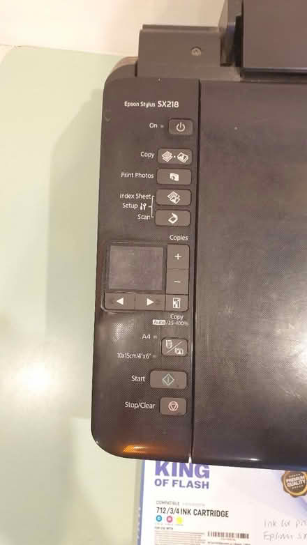 Photo of free Epson printer SX218 and ink (GL5) #3
