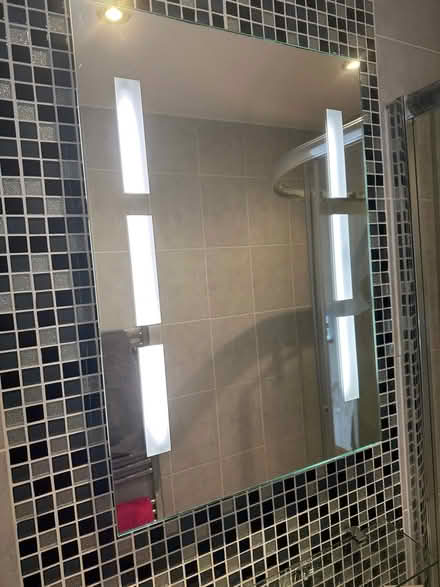 Photo of free Bathroom mirror with lights (Llandrindod LD1) #2