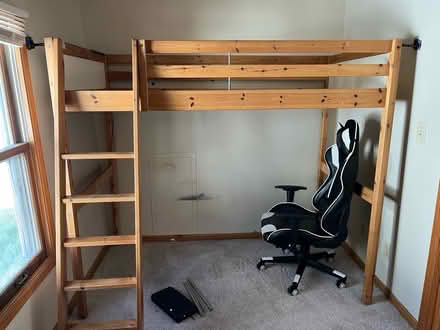 Photo of free Twin loft bed (North Minneapolis (Webber)) #1