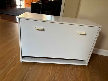 Photo of free Shoe cabinet (Near Hobson/Woodridge Dr) #1