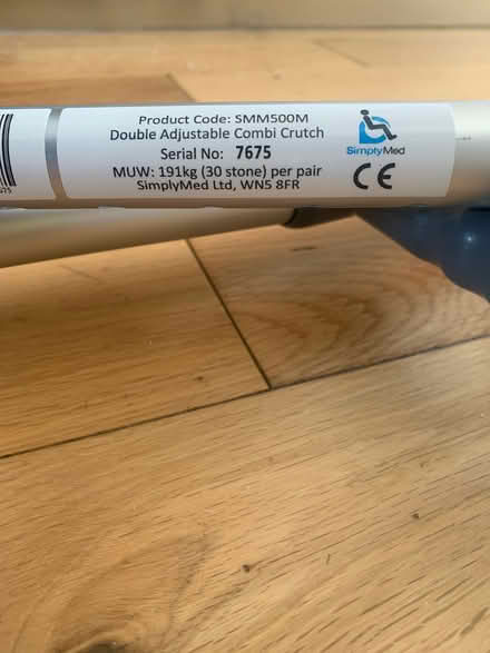 Photo of free Pair of Crutches lightly used (Wootton OX13) #2