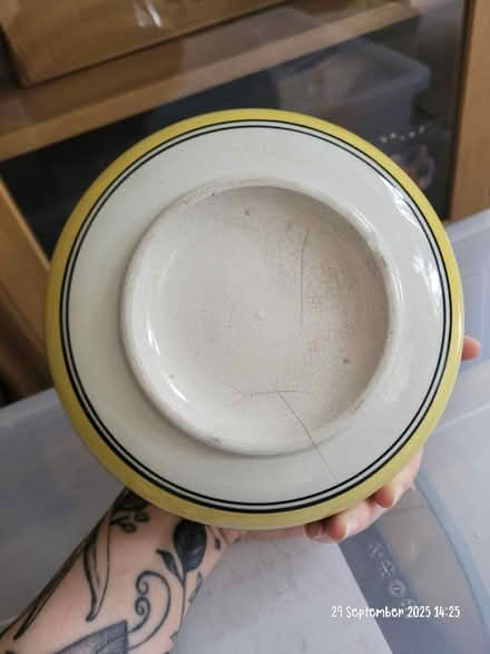 Photo of free Striped fruit/salad bowl (Moseley B13) #2