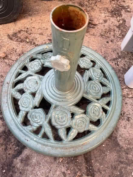 Photo of free Heavy cast-iron parasol base (West End Village SO30) #1