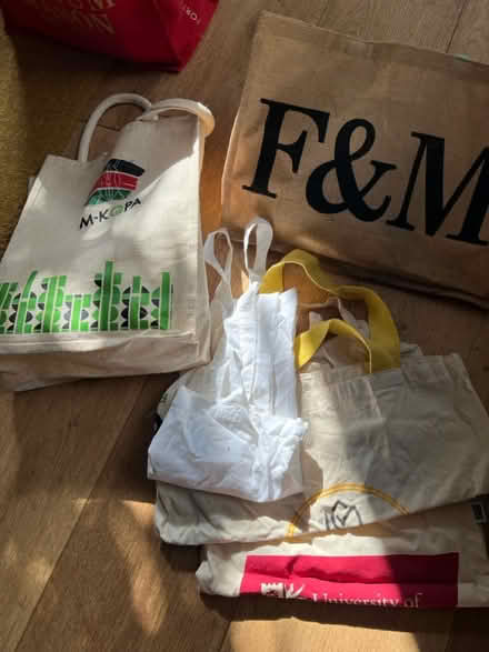 Photo of free Assorted canvas bags (CR2) #1