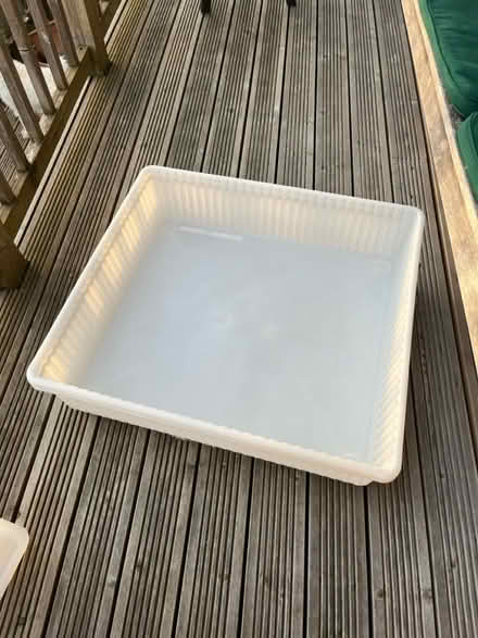 Photo of free 2 ikea underbed boxes with lids (St James’s Square, Bath) #1