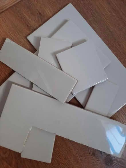 Photo of free Box of tile off cuts great for mosaic project (Poets Estate SG4) #1