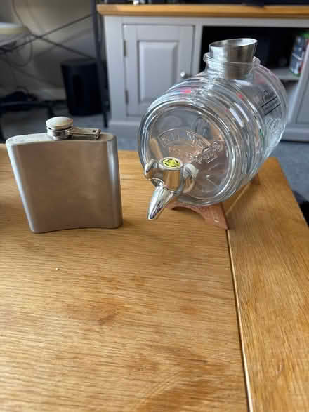 Photo of free Spirit decanter and hip flask (TN39 Bexhill) #2