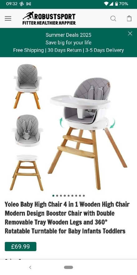 Photo of free Highchair (Mickleover DE3) #1