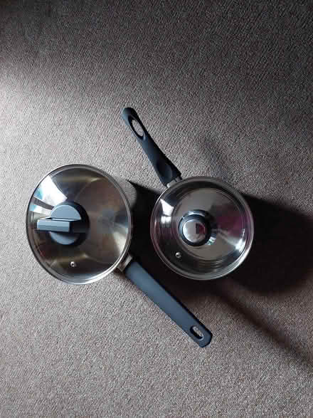Photo of free Stainless steel saucepans (Craigieburn) #1
