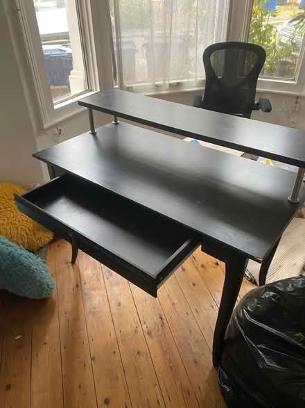 Photo of free Large desk with drawer and shelf (Sneinton) #3